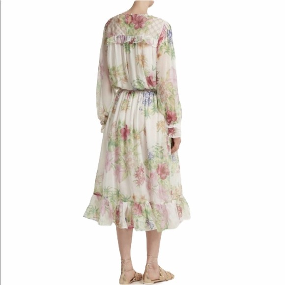 NWT Dodo Bar Or Vitti Floral Print Embellished Dress SZ 8 44 - Picture 4 of 12